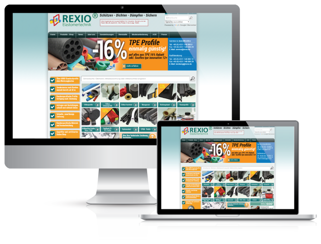 Bestweb Media GmbH :: Referenzen :: Rexio GmbH Seite